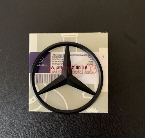 Trunk Star Badge Matt Black Rear Cover Logo Badge for Mercedes C253 GLC 4MATIC AMG