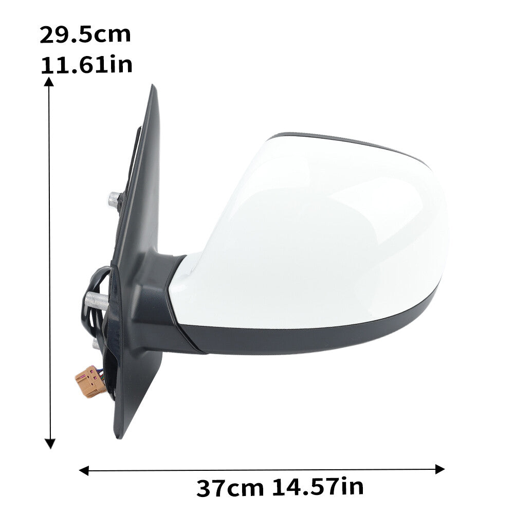 F¨¹r for VW T5 Transporter 2010-2015 Au?enspiegel R¨¹ckspiegel Wei? Links 7 Draht