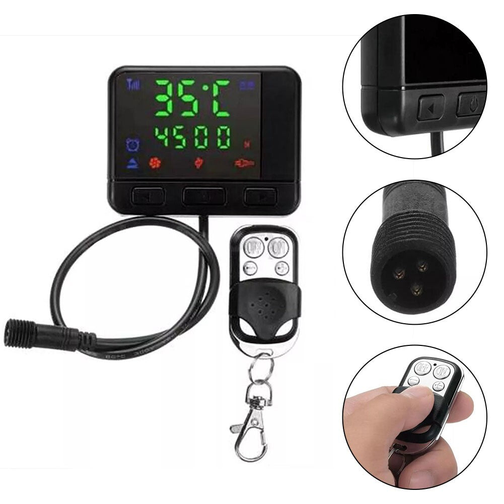LCD Monitor Controller Switch  Remote Control For Car Air Diesel Parking Heater