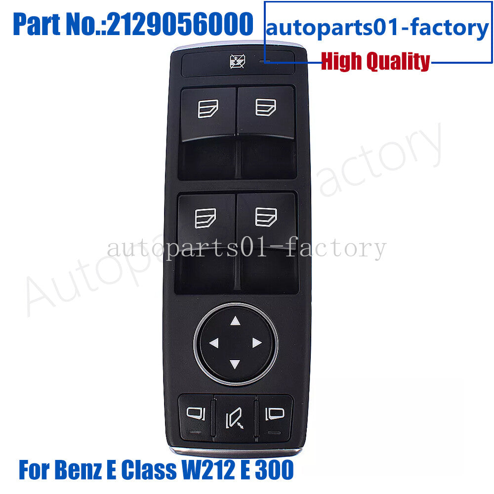 2129056000 Front Master Power Window Control Switch for Benz E Class W212 E 300