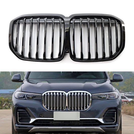 Car Black Front Kidney Grill Grille for BMW X7 G07 2019-2022 2021 2020
