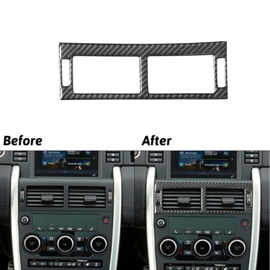 Carbon Fiber Center Air Vent Cover Trim for Land Rover Discovery Sport 2015-2019