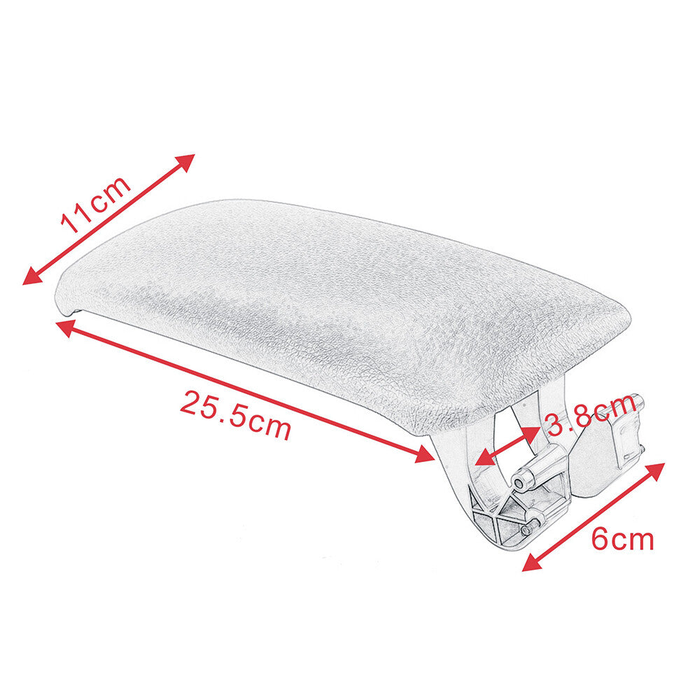 CENTRE CONSOLE ARMREST COVER LID CAP For 2003-2012 for Audi A3 8P LEATHER BEIGE