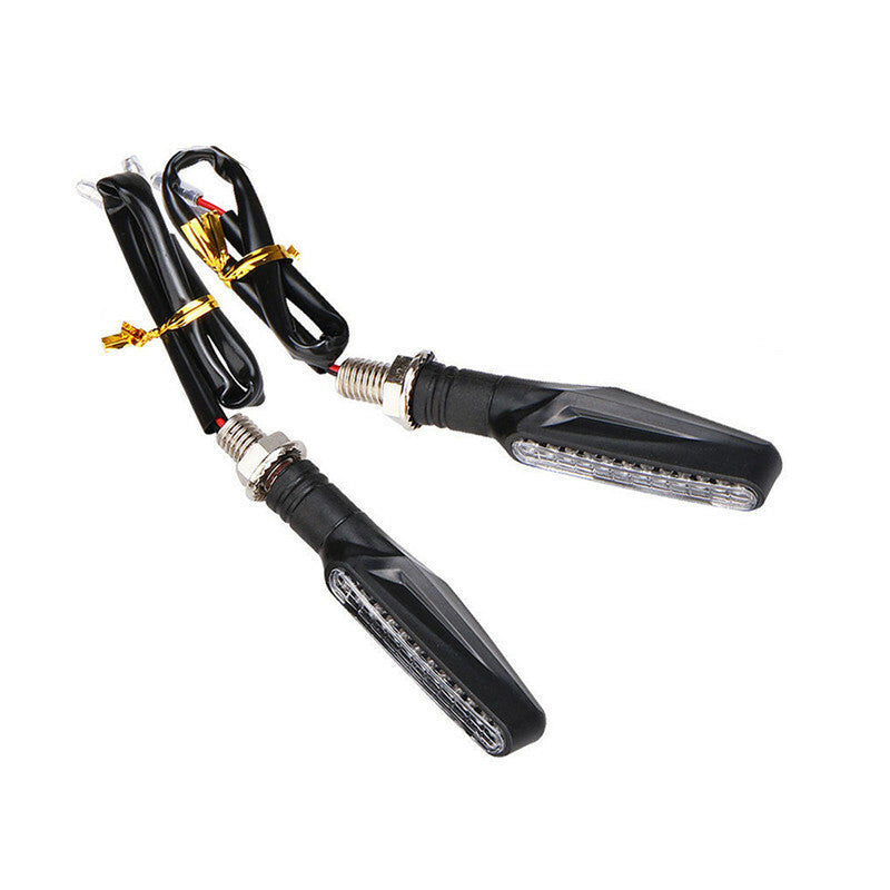 9LED Motorcycle Turn Signal Lights Indicator Amber Flashing Blinker Signal lamp