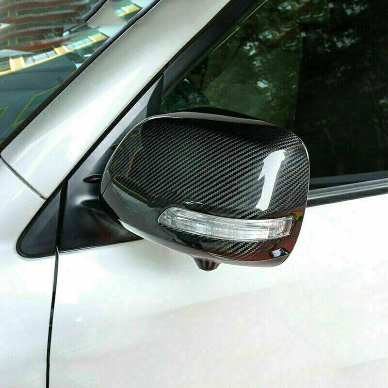 for Toyota for Land Cruiser 2013-15 ABS Carbon Fiber Rearview Mirror Trim Cover 2PCS