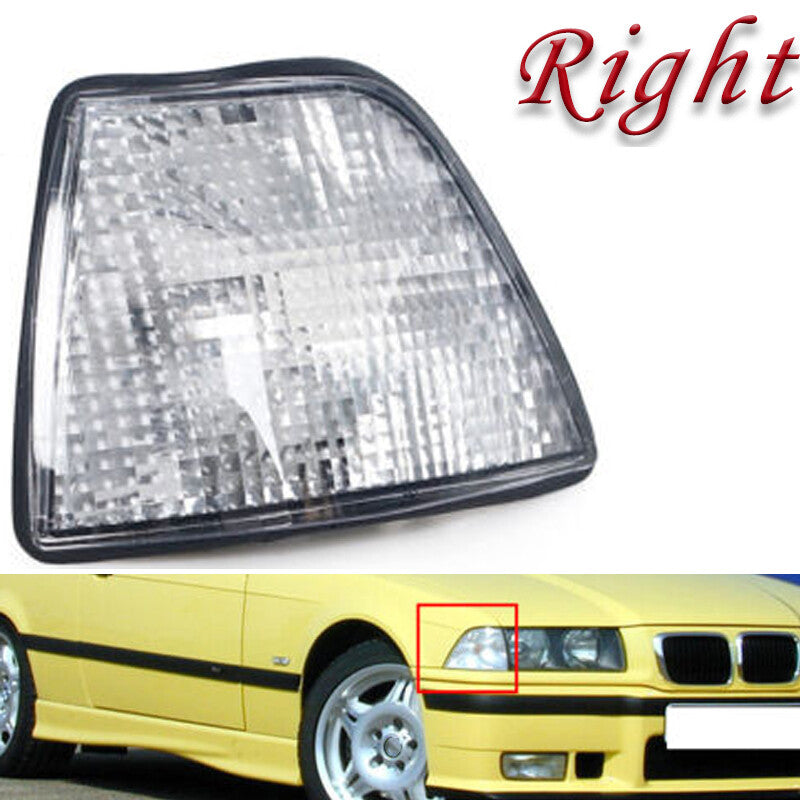 Left Clear Corner Light Signal Lamp For 1992-1998 for BMW 3-Series E36 Sedan 4Dr