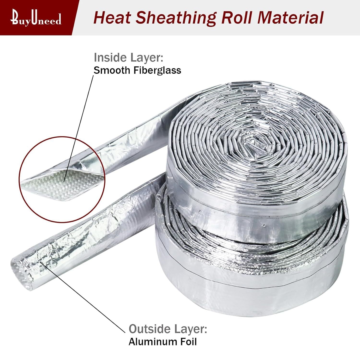Automotive aluminum alloy sleeve heat shield anti-vapor lock heat insulation cover