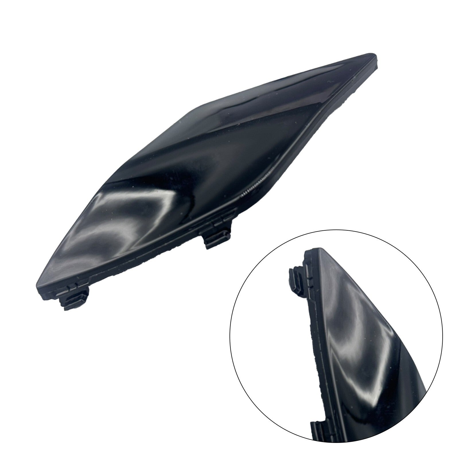 Black Front Bumper Tow Hook Hole Cover Cap Kit for Nissan For Sentra 2020 2023