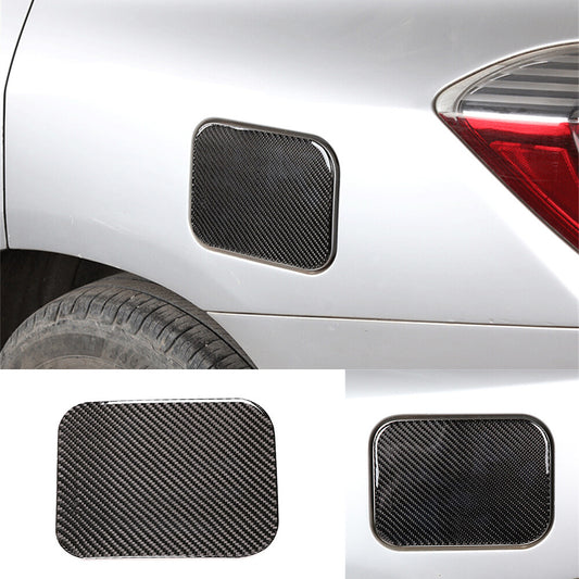 Carbon Fiber Fuel Tank Filler Door Cover Gas Cap for T@yota Highlander 2009-2013