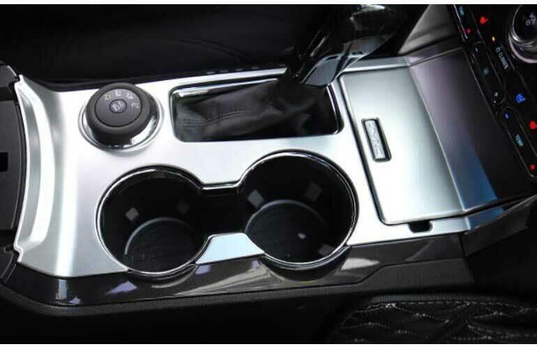 Matt Silver Middle Console Gear Shift Panel Trim 3PC for Ford Explorer 2016-2019