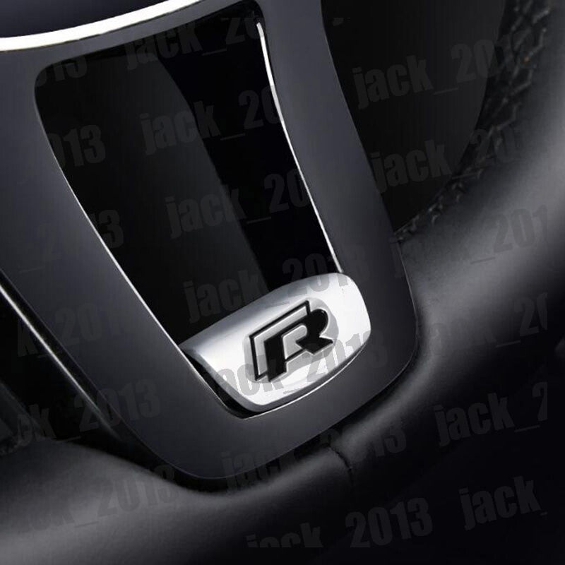 stainless R Steering Wheel Sequin Cover Trim for Volkswagen for VW for Passat 2016-2024