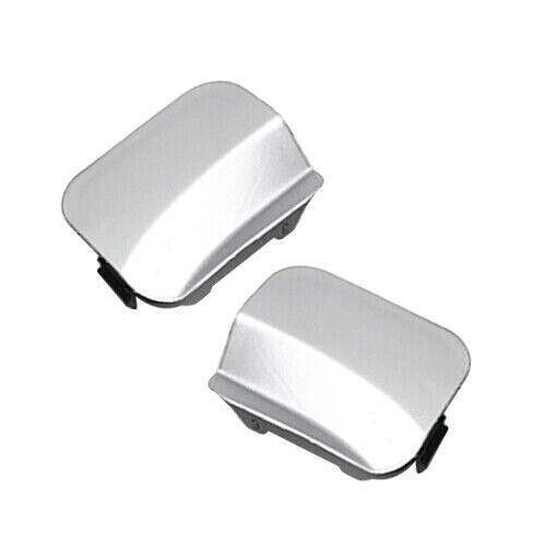 2-Pack Silver Front Bumper Tow Hook Eye Covers for Toyota Highlander 2008-2010