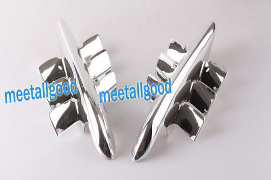 2x Chrome for Premier Shark Gills Trim ABS for Honda Goldwing 1800 GL1800 2001-2011
