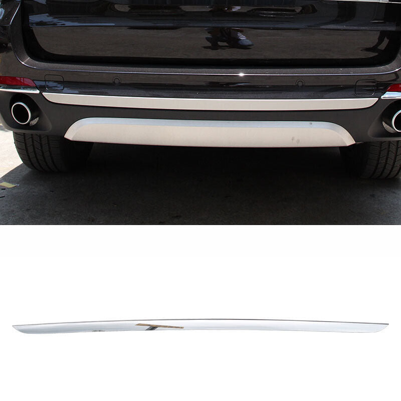 for BMW X5 F15 2014-2017 Chromed Style Rear Bumper Strip Decoration Cover Trim