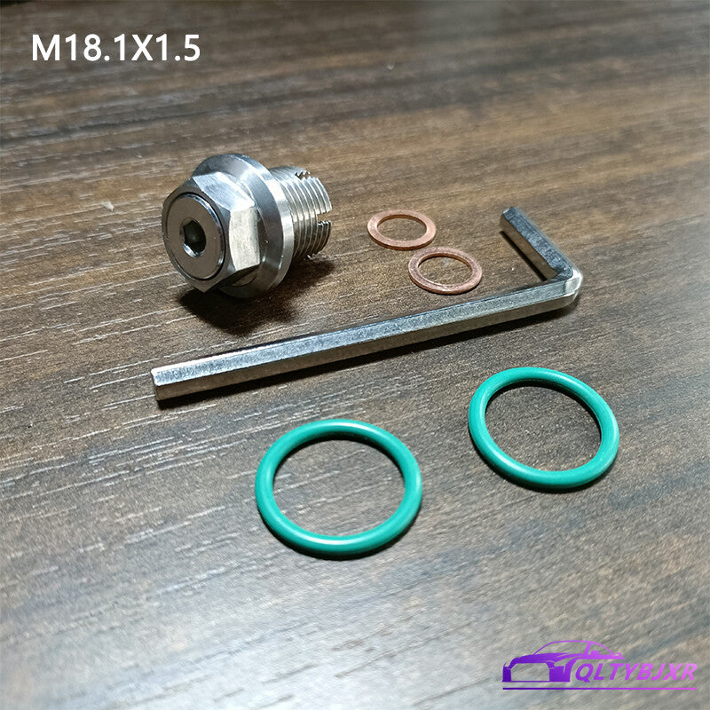 Oil Drain Plug M18.1X1.5 Self Tapping Oil Pan Thread Repair Kit with O-Ring