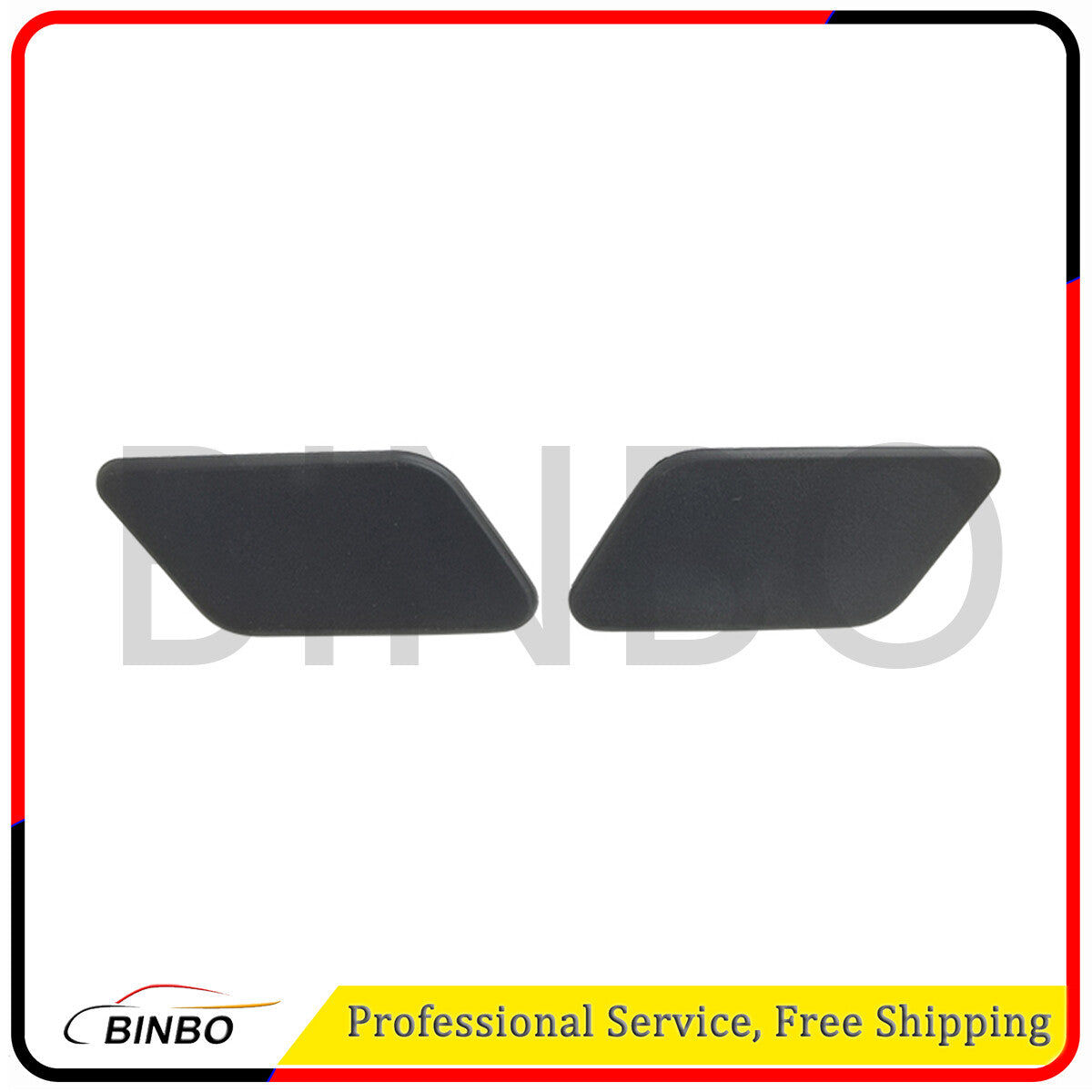 2Pcs Bumper Headlight Lamp Washer Cap Cover Fit for BMW X3 F25 2011 - 2014