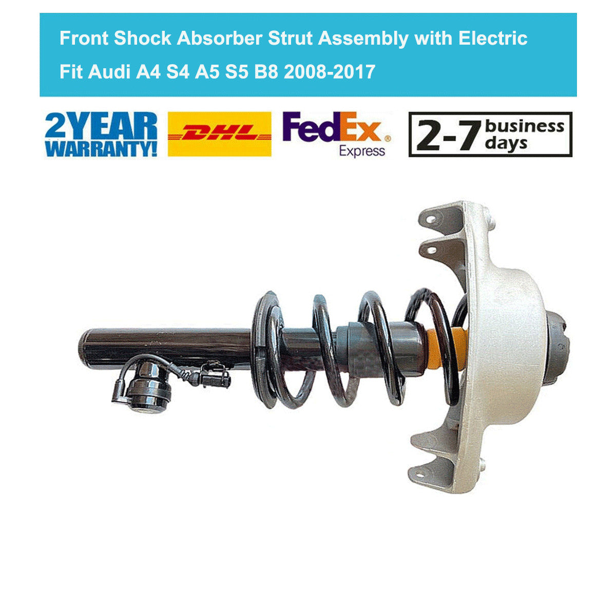 Front Right Shock Spring Strut Electronic for Audi A4 S4 2009-16 A5 S5 2008-17