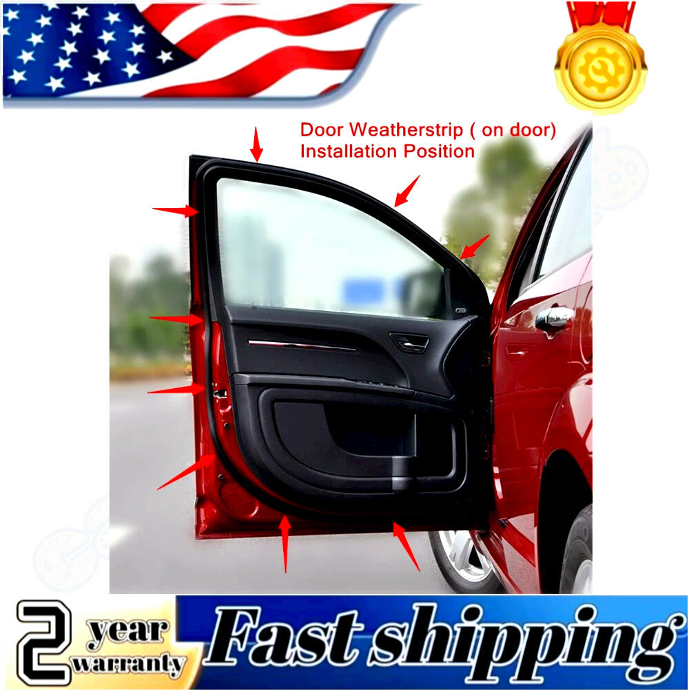 2-piece rear R  L opening Weatherstrip seal, for Honda CR-V 2002-2006