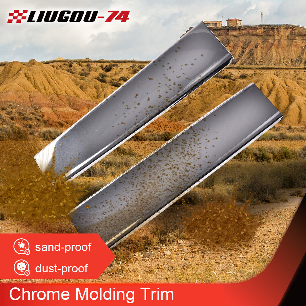 Brand new Cutlass Supreme lower fender chrome trim kit for sizes 81-88.