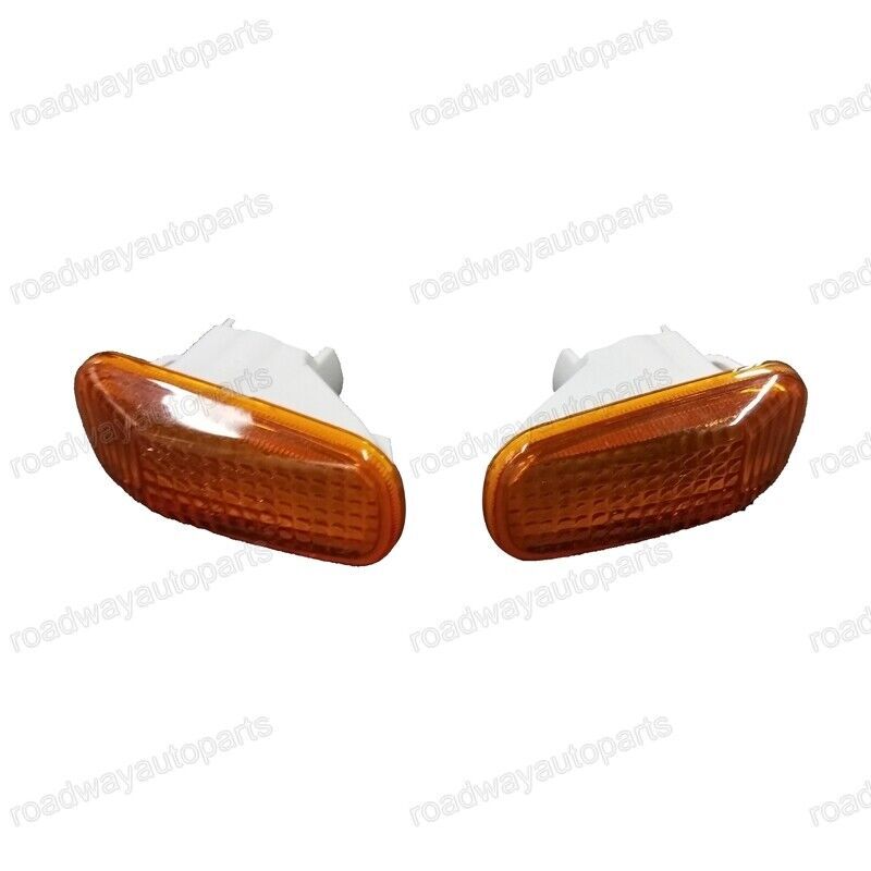 2x Amber Turn Marker Signal Light Housing Fender for HONDA FIT / JAZZ 2005-2018