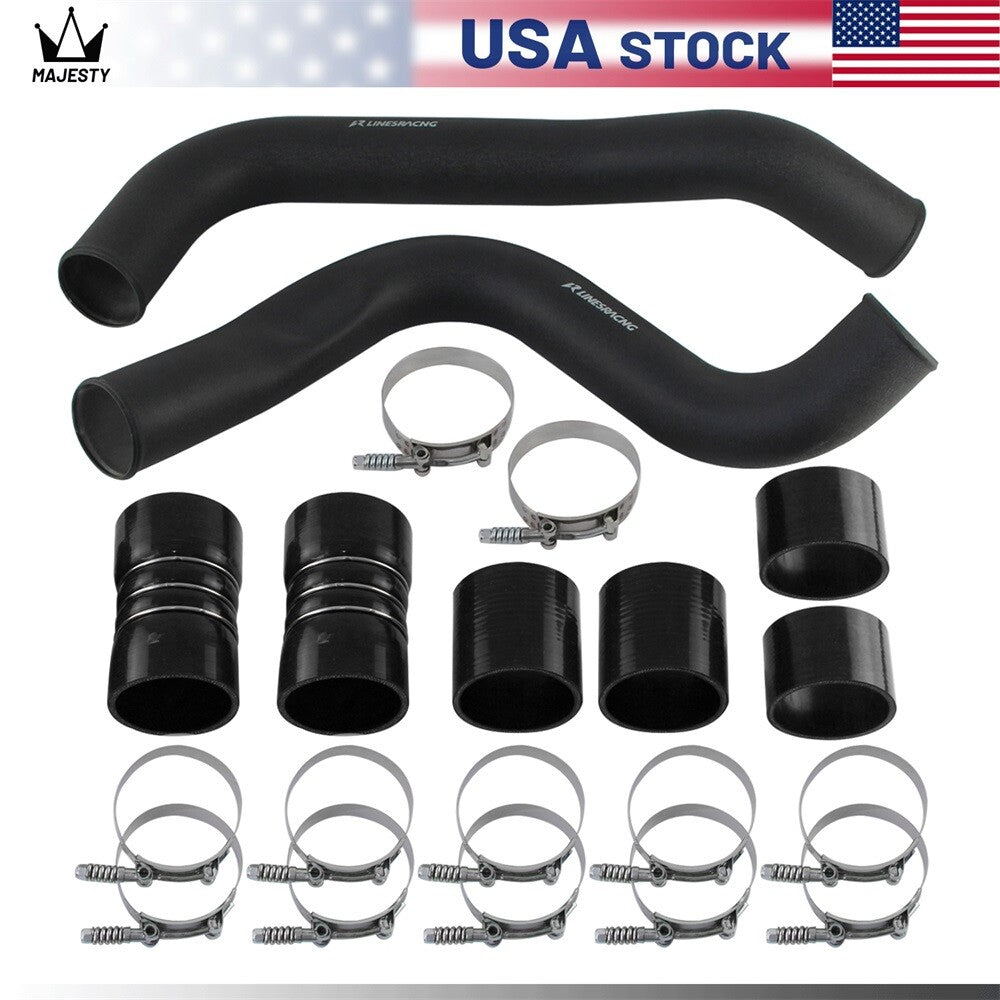 3 Intercooler Pipe Boot Kit For 99.5-03 for Ford 7.3L F250 F350 Black