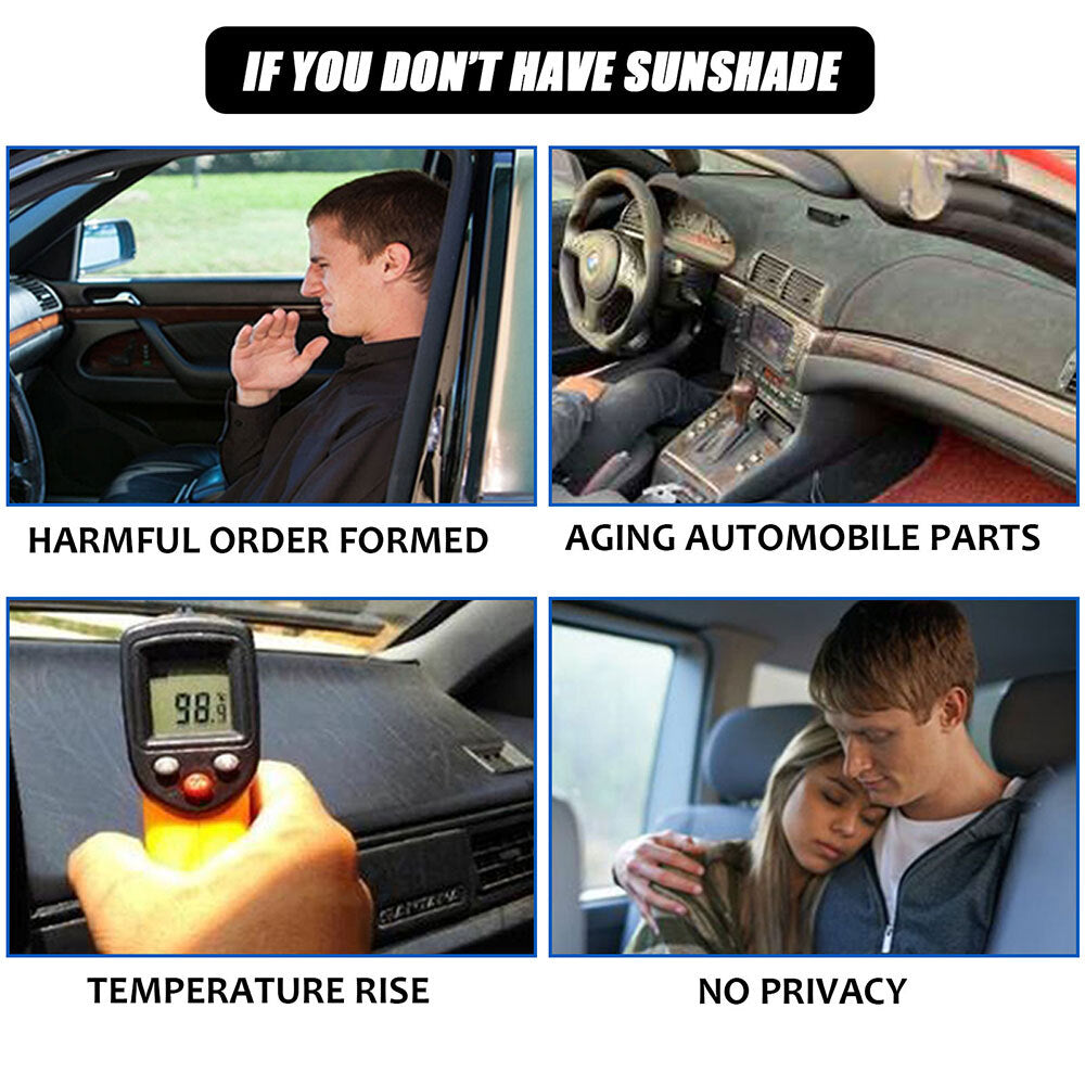 6 For 2020-2024 for Tesla for Model Y Side Window Sunshade Anti UV Folable Privacy Cover
