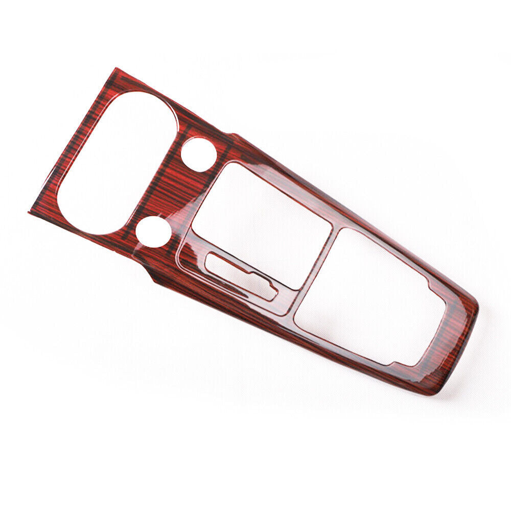 Car Inner Console Gear Shift Frame Cover Trim Fit for Audi Q2L 18-2021 Red Wood
