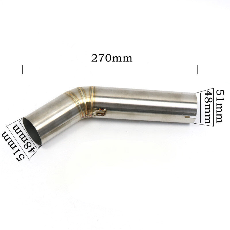 Motorcycle Mid Link Pipe for Suzuki RGSXR600/750/800 Exhaust Connected System