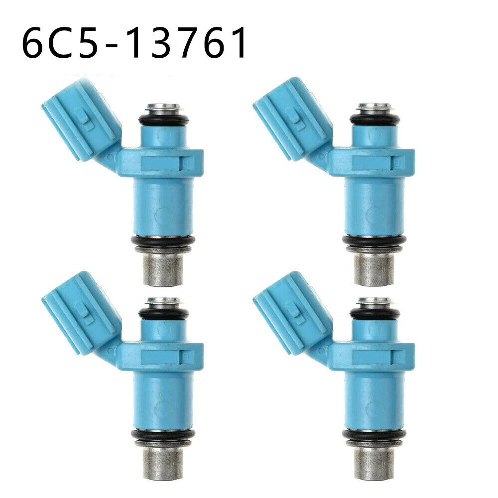 4X Fuel Injectors 6C5-13761-00-00 for Yamaha 40HP 50HP 60HP 4 Stroke 6C5-13761