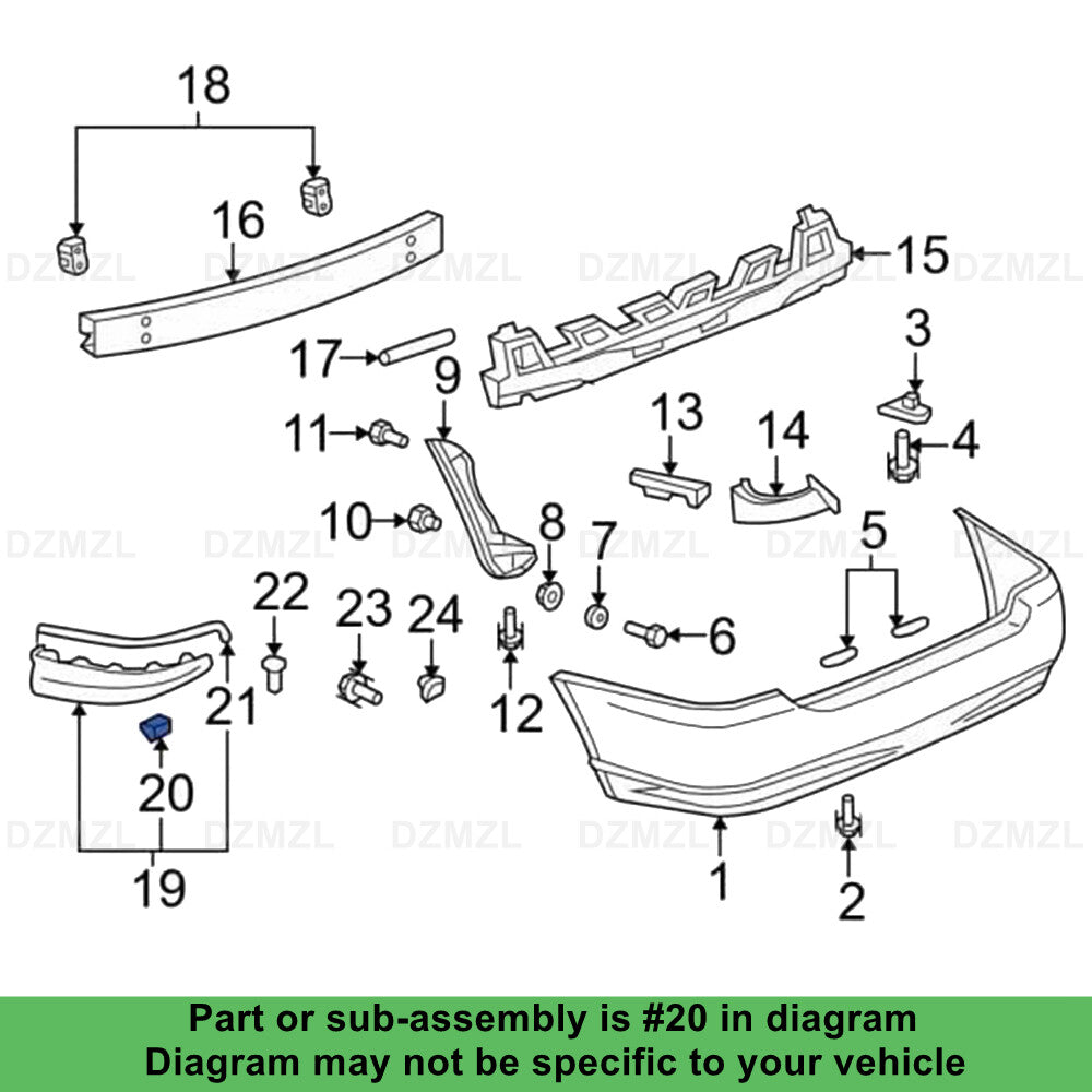 10-pack for Renault 908B86823R White Nylon Protective Cover Clip Fixing Fasteners
