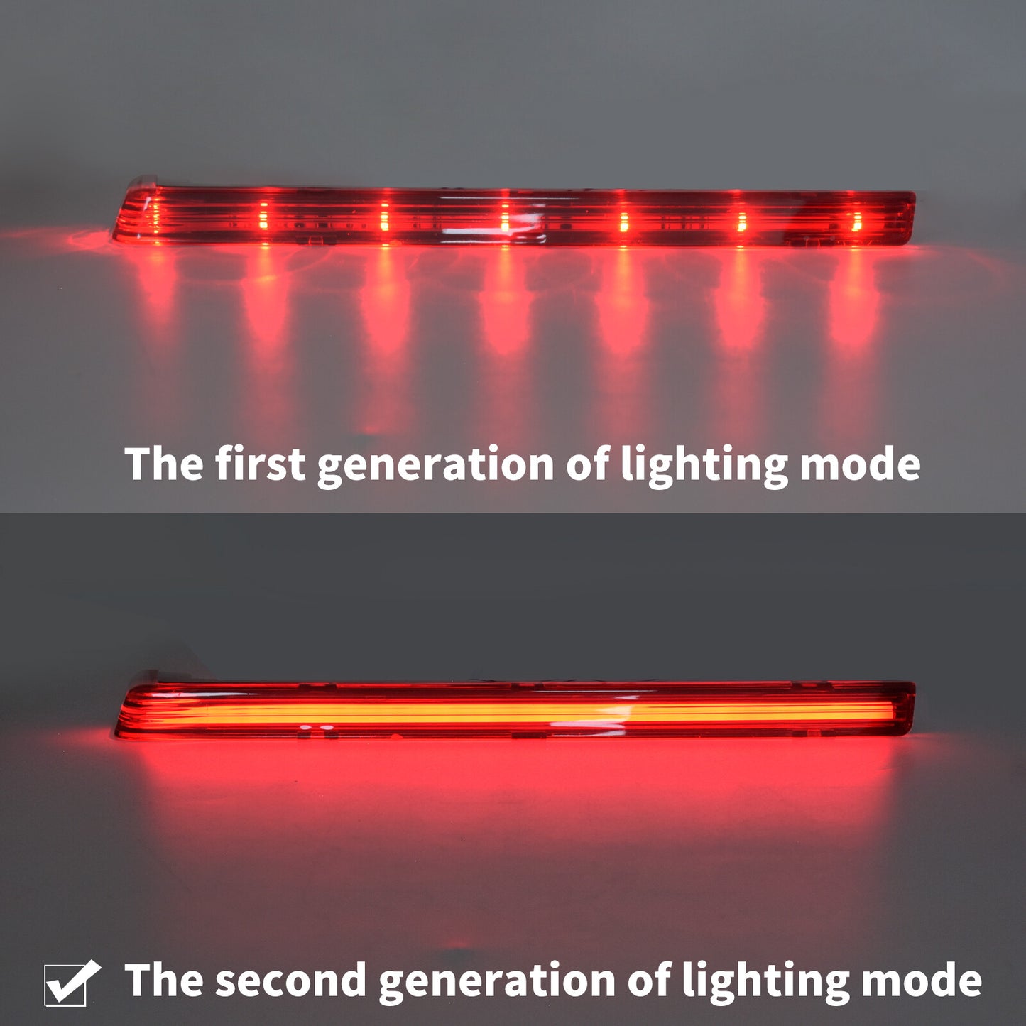 Red Flowing Tour Pak Led Side Light Running Brake Fit for Harley Touring 2006-23