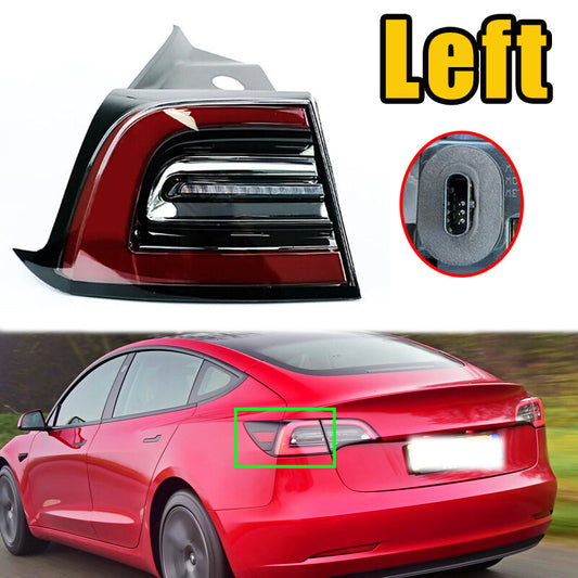 1Pcs for Tesla Model 3 Y 2017-2023 Left Outer Rear Tail Lamp Driver Light LED
