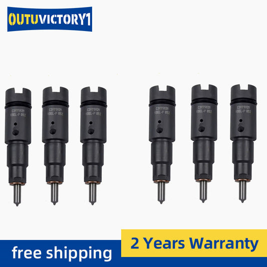 6-pack fuel injectors 3975929 for 6CT 6LT ISC L375 6L engines 8.9
