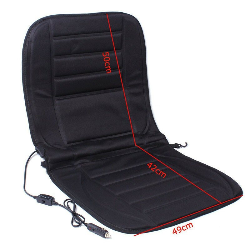 Car for Seat Warmer Cover Heated for Seat Cushion Winter 12V Plug Into Cigarette Lighter