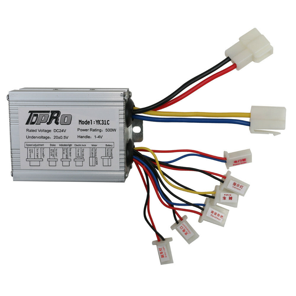 24V 500W Brush Motor Speed Controller Throttle for ATV Scooter Electric Bike