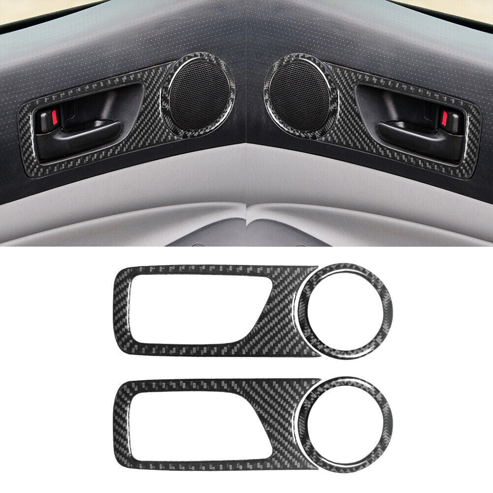 for Toyota Tacoma Carbon Fiber Interior Door Handle and Speaker Cover