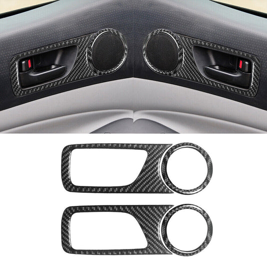 for Toyota Tacoma Carbon Fiber Interior Door Handle and Speaker Cover
