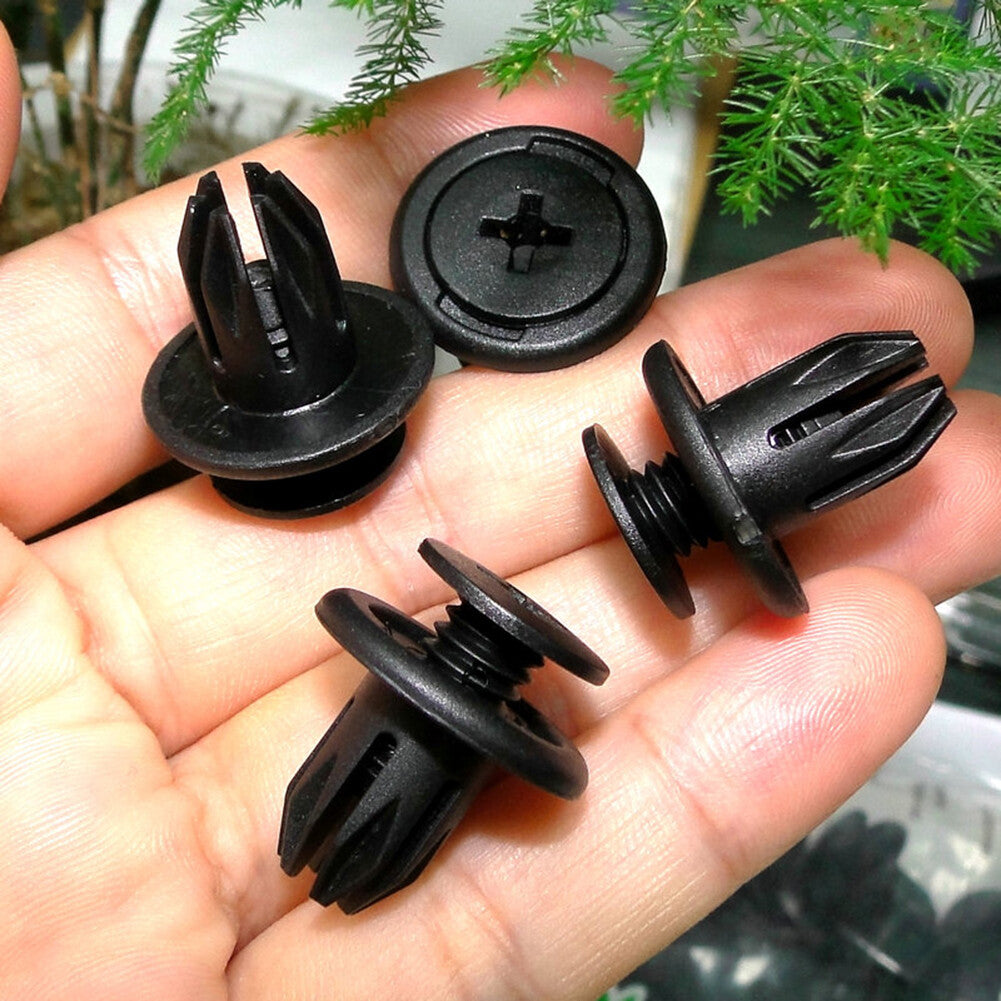 10 Car Bumper Fender Liner Fastener Rivets for Honda for Acura for BMW for Mini Cooper