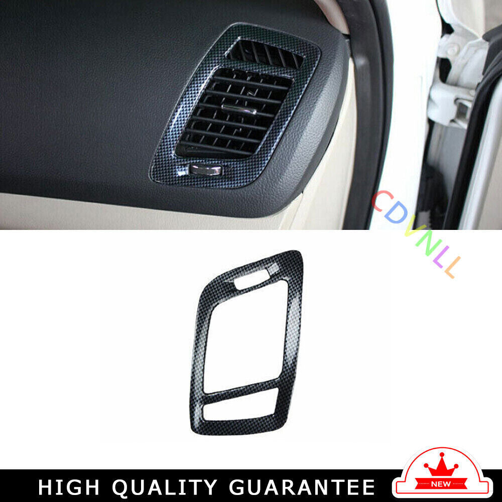 Inner LR AC Air Outlet Vent Cover Trim for Kia K5 Optima 2011-15 Carbon Fiber