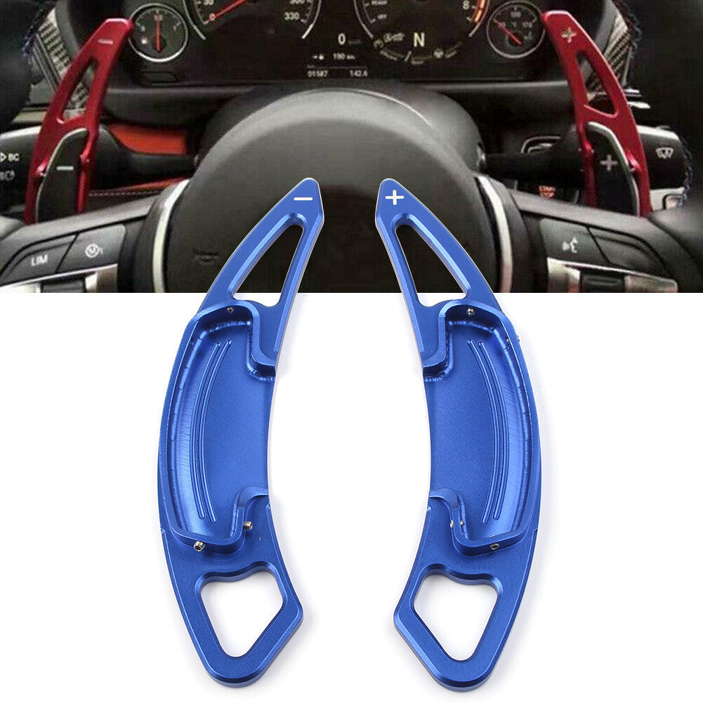 for Honda Accord 2013-2019 Aluminum Blue DSG Paddle Shifters Extensions Trim