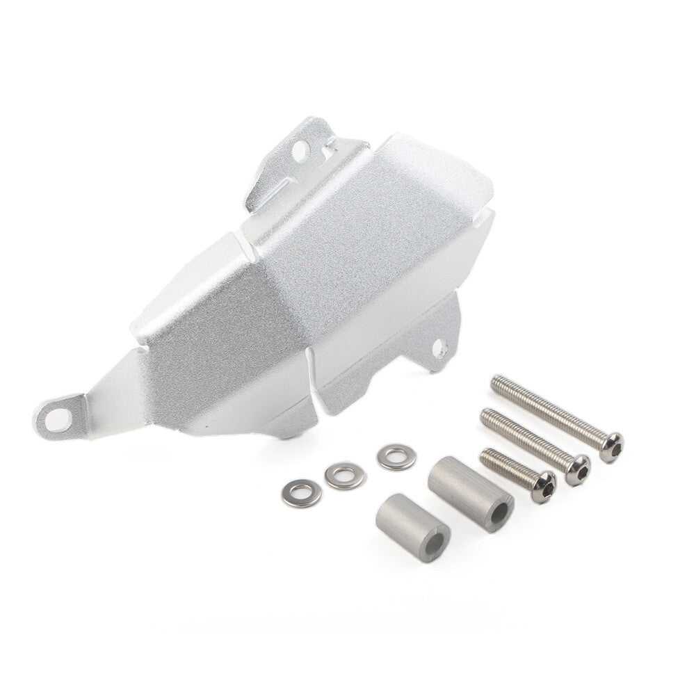 1x Silver Motor Water Pump Protector Cover Fit for Yamaha Tenere700 T7 Rally XTZ700