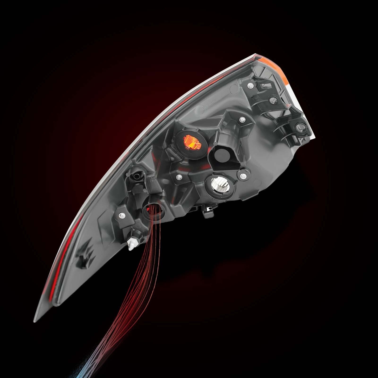 Chrome-plated taillight driver on the left side, suitable for 2018, 2019, and 2020 for Toyota for Camry SE LE.