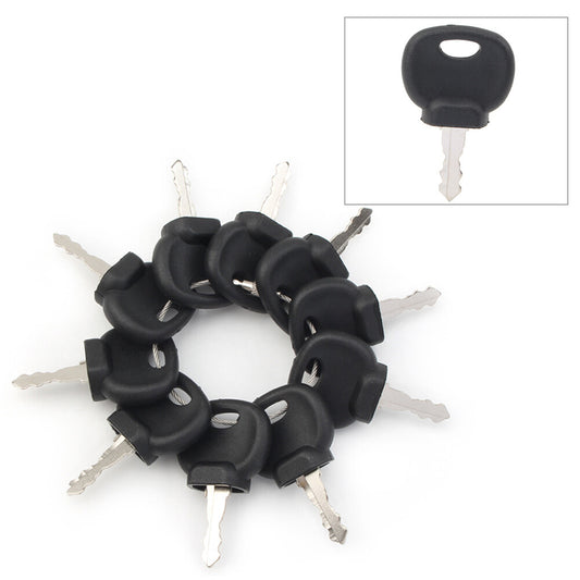 Ignition Keys 14707 14607 5755124 8035807 8U-9569 940451 Fit JCB Equipment 10PCS
