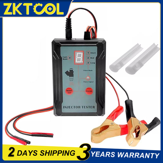 Fuel Injector Tester Cleaner 4 Pulse Modes 4 Test Leads DIY Cleaning Tool Kit