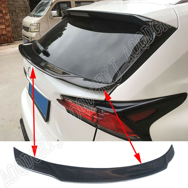 for Lexus NX200T 300H 2015-2017 Carbon Rear Trunk Tailgate Cover Middle Wing Lip