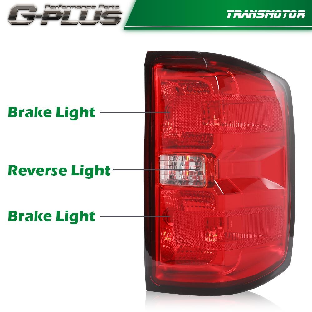 Passenger Side Tail Light Fit For 2014-2019 Silverado 1500 2500 3500