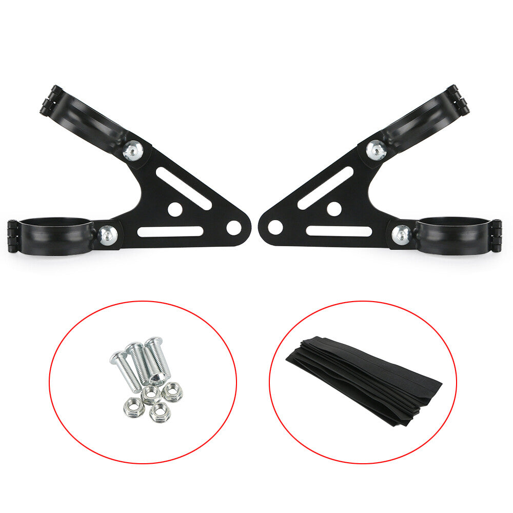 Motorcycle headlight mounting bracket fork lugs suitable for Bobber Cafe Racer 41mm-51mm