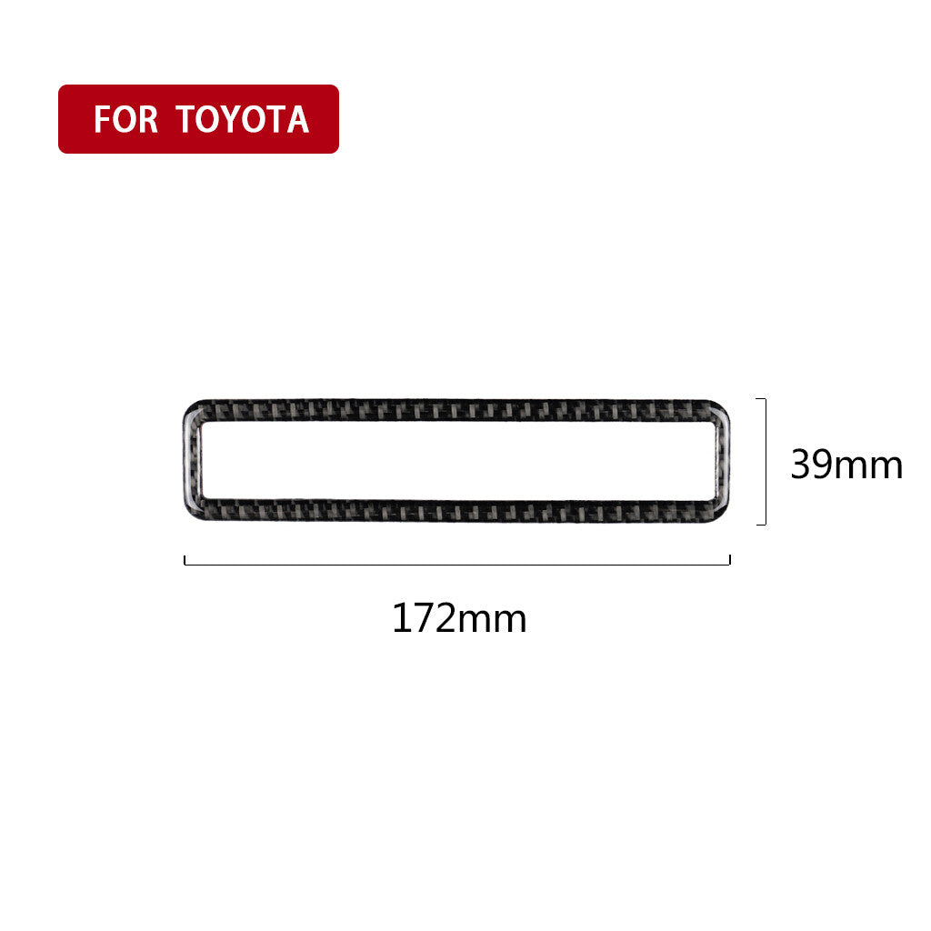 for Toyota for Camry 18-19 Carbon Fiber Carbon fiber interior stickers Headlight