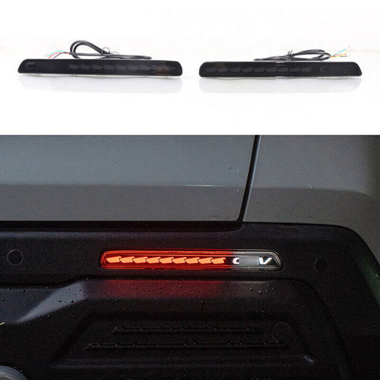 for Honda CRV CR-V 2023-2024 Smoked LED Rear Fog Light Tail Bumper Light Sets 2P