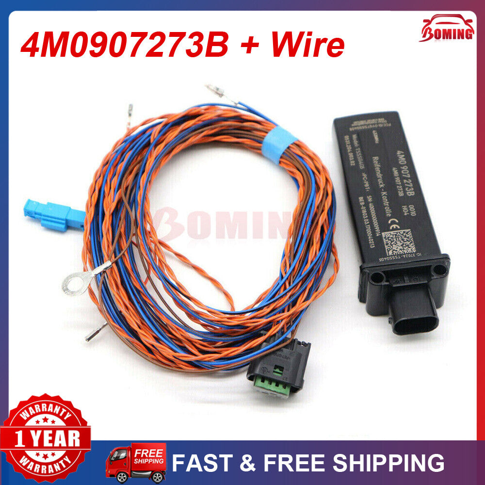 TPMS for Audi RS3 RS4 RS5 for A6 A7 for A8 Q7 Q8 Tire Pressure Module 4M0907273B + Line